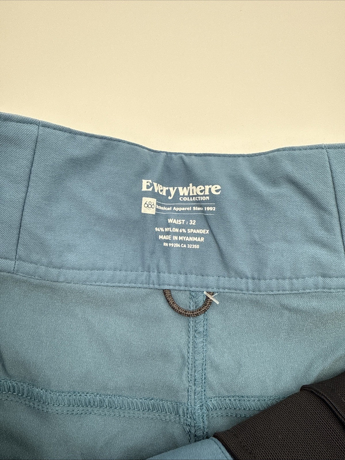 $59 686 Men’s-Platform 12” Bike Shorts-Ash Blue-32W-New Tag
