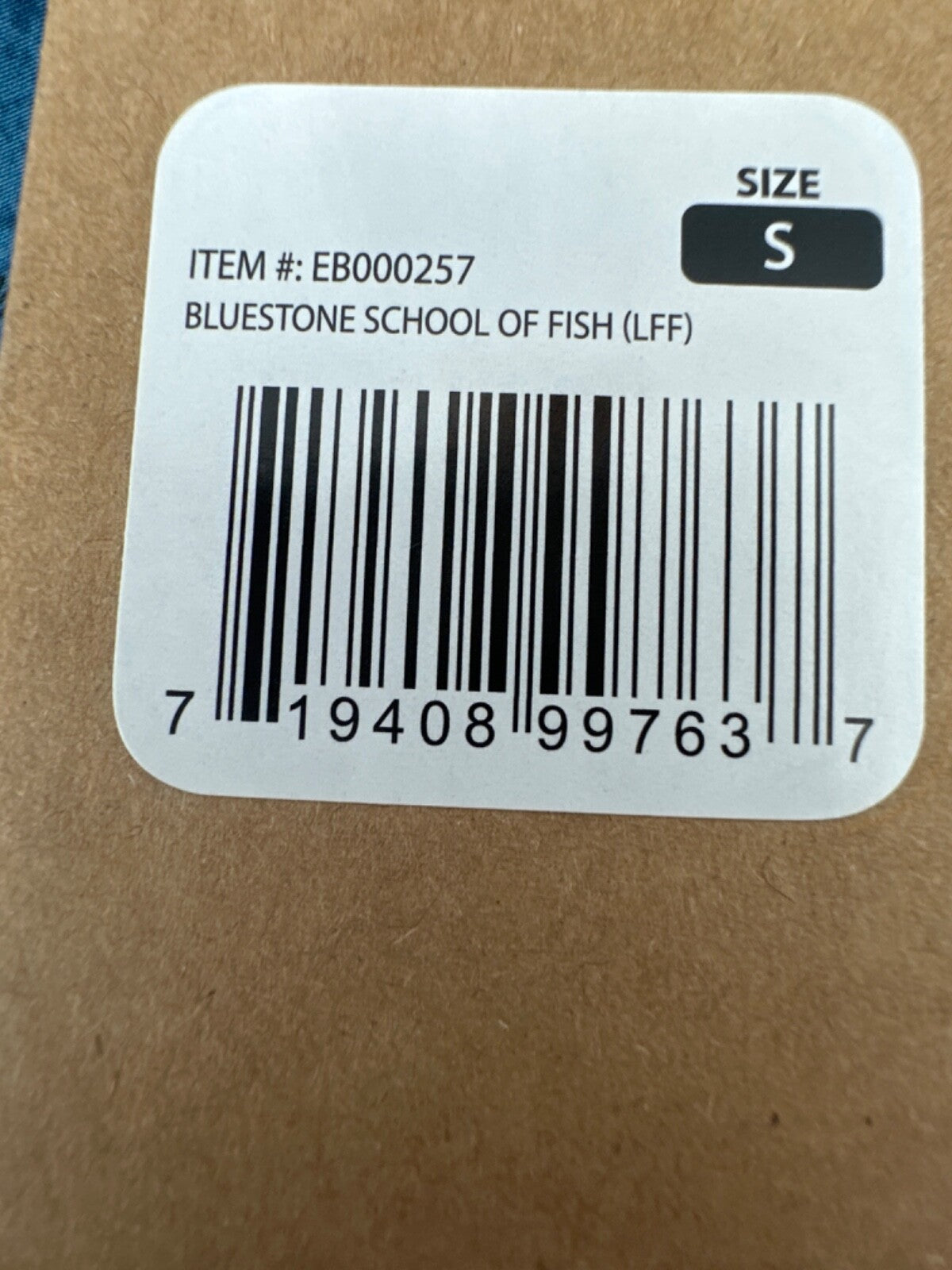 $50 Eddie Bauer Men's Bluestone School Of Fish Button Up - Navy - Small - New