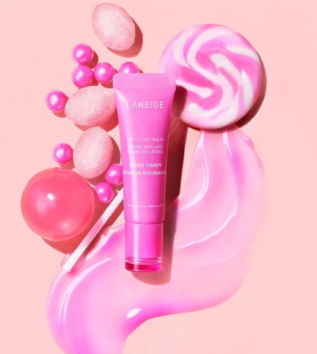 Laneige Lip Glowy Balm - “Sweet Candy” Lightweight Glossy Tint with Shea Butter