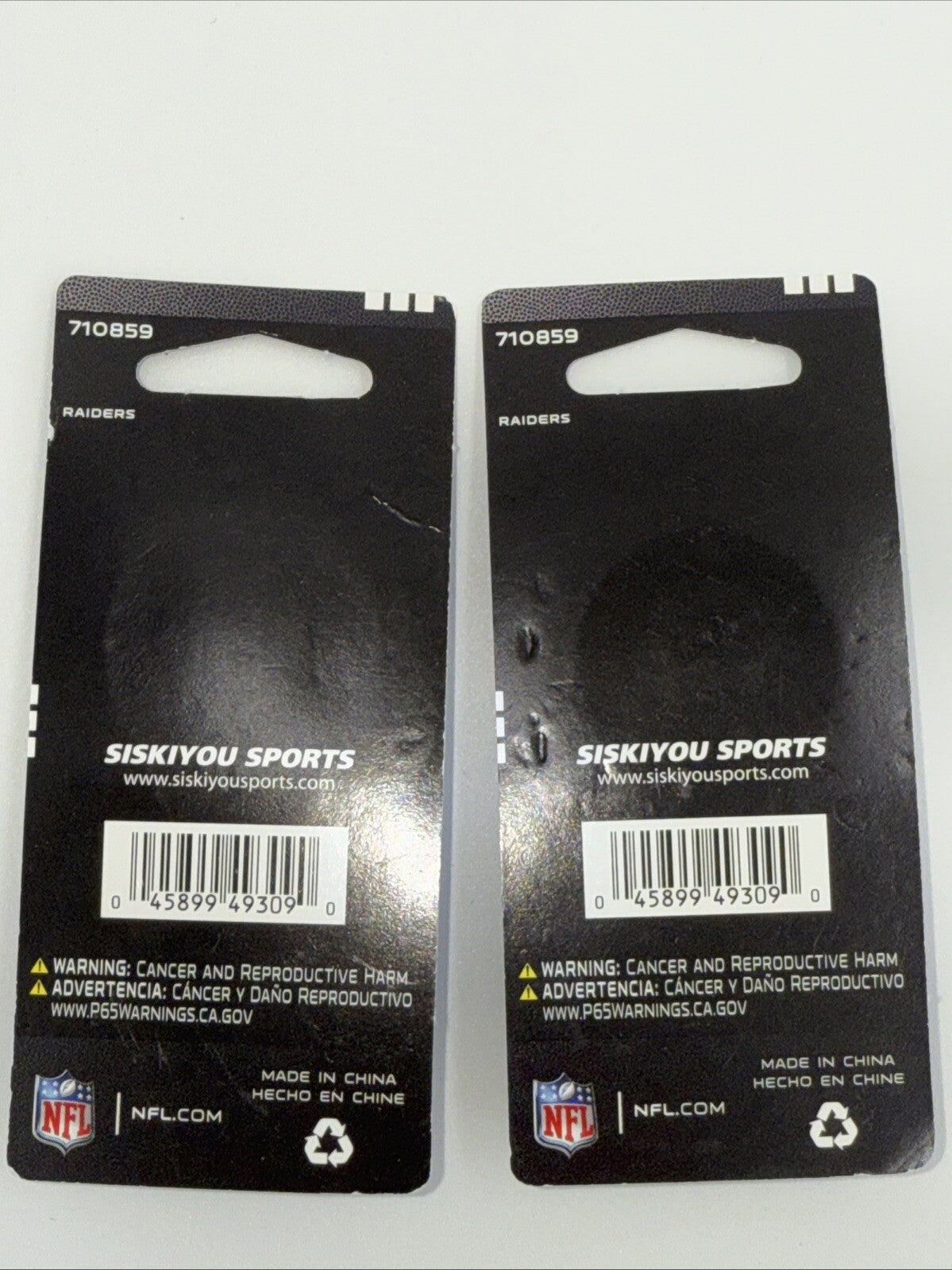 Lot Of 2 Siskiyou Sports Dallas Cowboys Metal Decorative Key Chain- NFL New