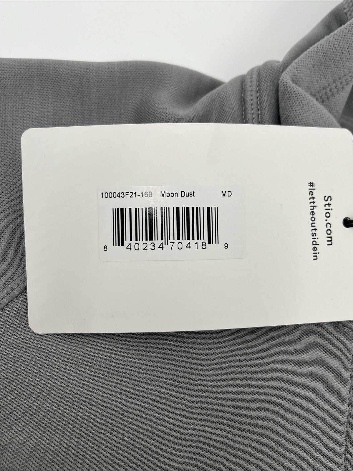 $129 STIO Women's Gannett Peak Half-Zip Fleece Pullover- Moon Dust- Medium -New