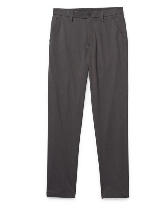 Stylus Chino Pant Regular Fit Slash Dress Stretch - Charcoal Smoke 30W X 30L NEW
