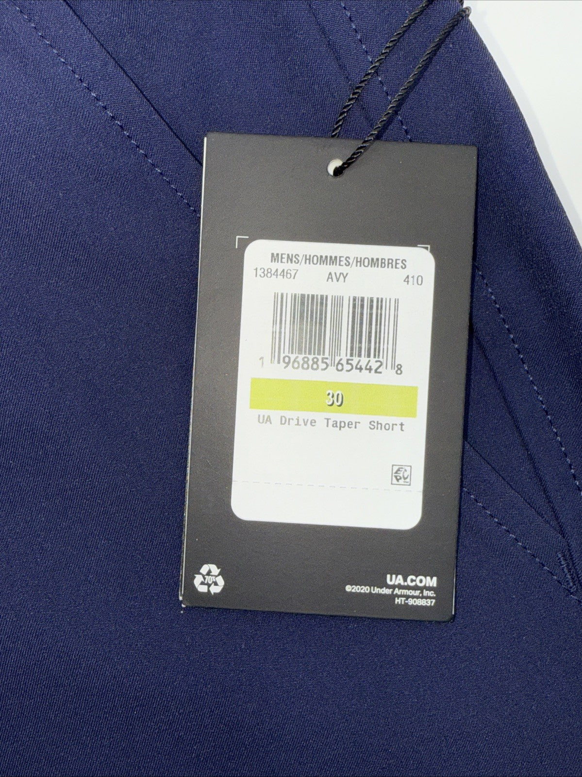 $80 Under Armour Men’s UA Storm Golf Shorts 4-Way Shorts 1377302- Navy- 30W- NWT