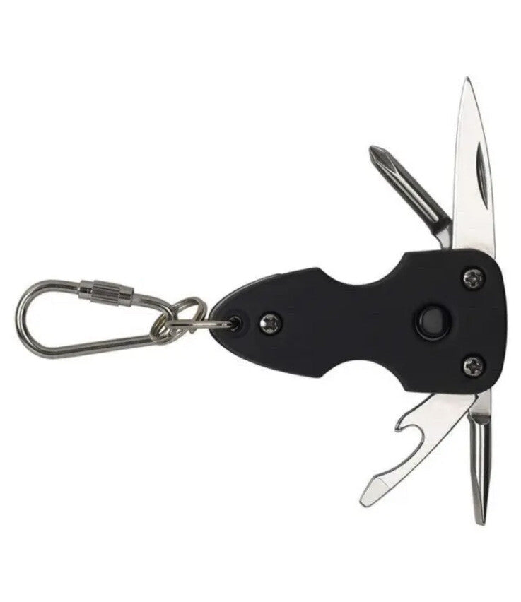 Wild & Wolf Gentlemen's Hardware Multi-Tool Flashlight, Knife, Screwdriver, Etc.