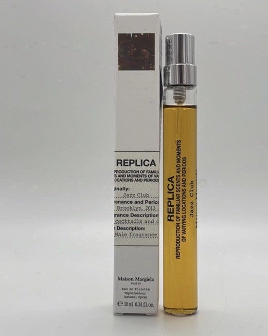 REPLICA JAZZ CLUB BY MAISON MARGIELA 0.34 OZ EAU DE TOILETTE SPRAY NEW
