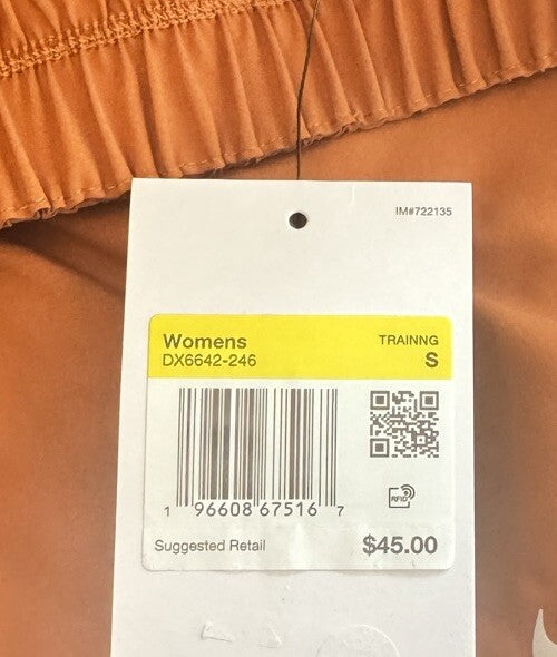 Nike One Women's Dri-FIT UltraHigh Waisted 3" Brief-Lined Shorts-Dk Russet-Small