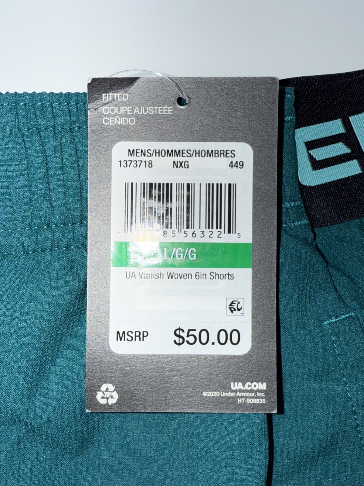 $50 Under Armour Men’s Vanish Woven Shorts- 1373718 - Green - Large- New Tag