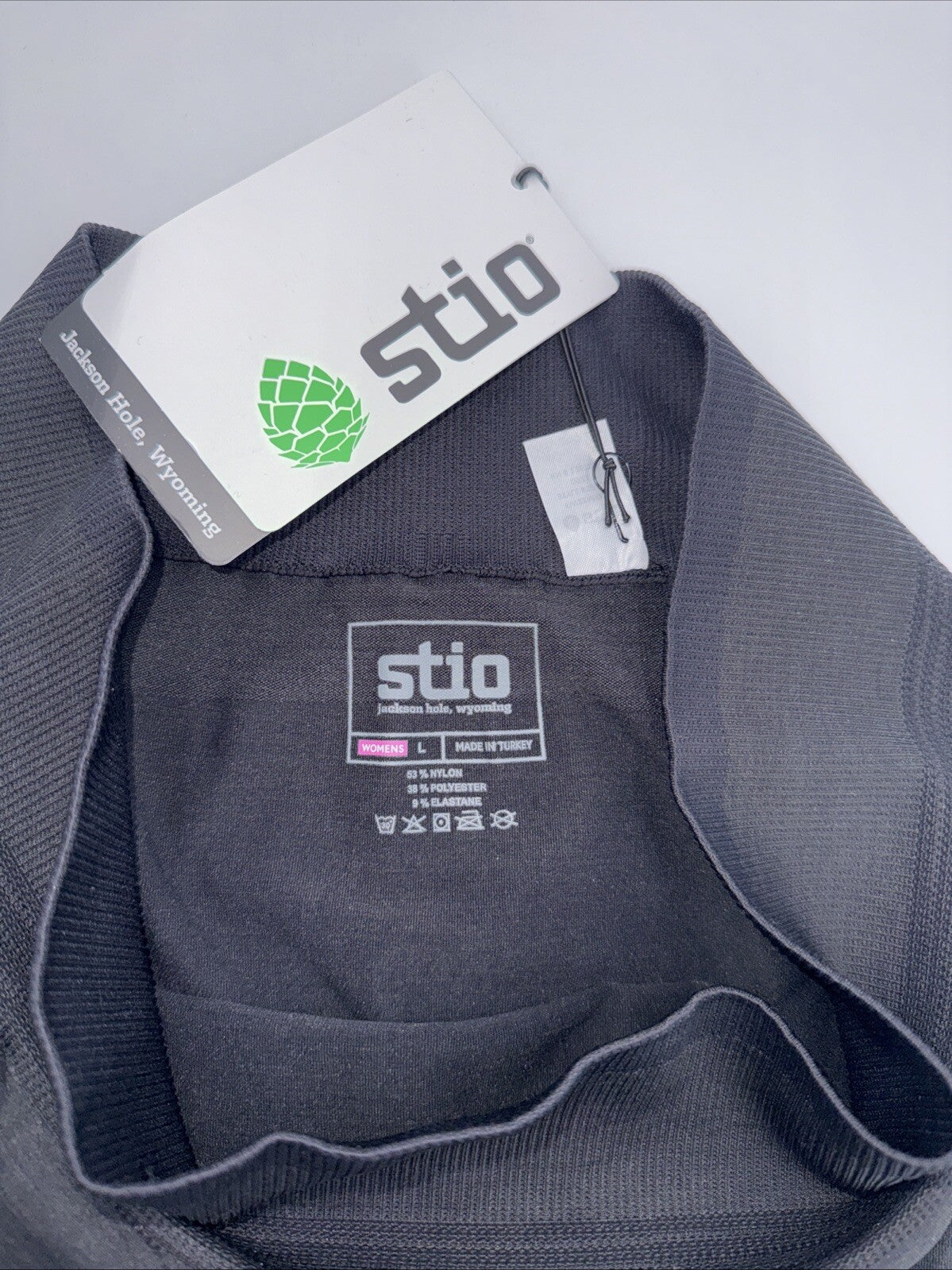 $119 Stio Women's Seamless Tight Leggings- Black Heather - Large -New Tag