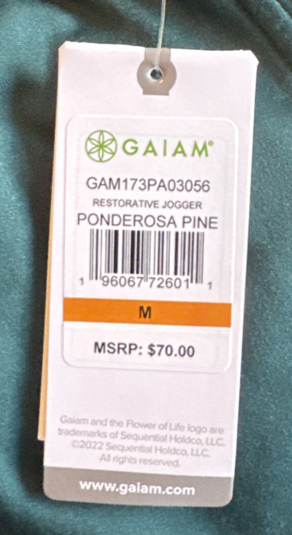 $70 Gaiam Men’s Restorative Jogger - Ponderosa Pine- Medium