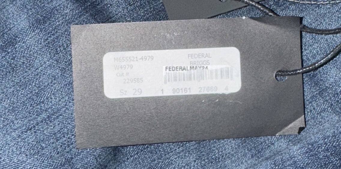 $199 Paige Men's Pants Federal Jeans - Briggs- 29Wx32L - New