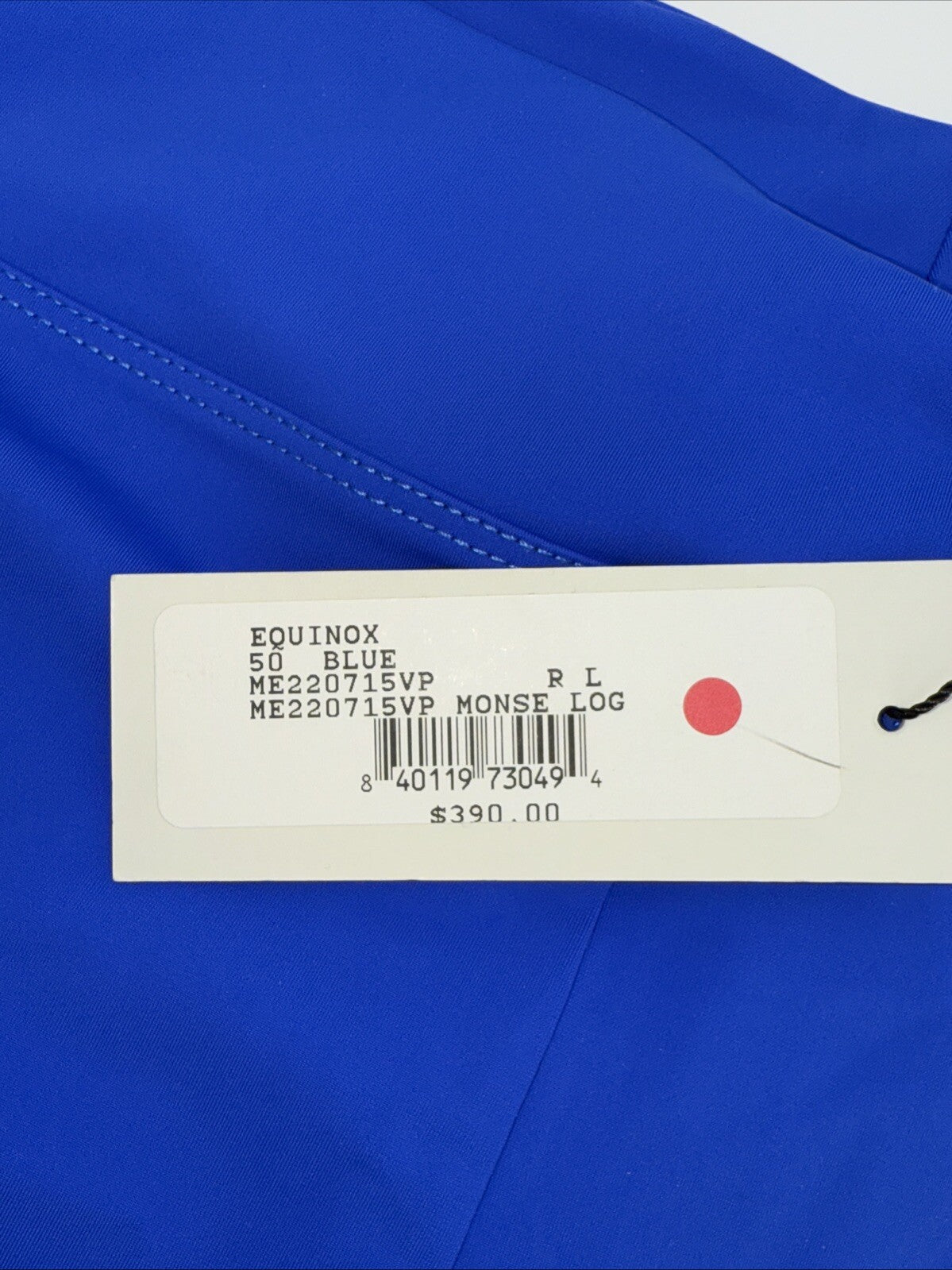 $390 MONSE Designer Blue w/ White Logo Print High Waist Leggings ME220715-Large