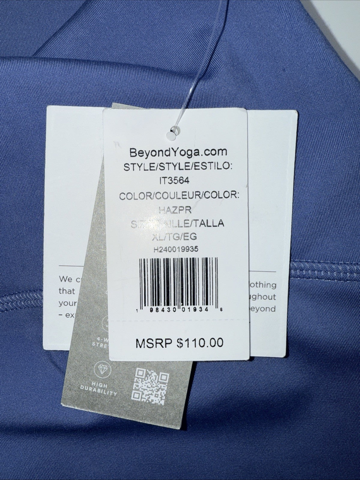 $110 Beyond Yoga Women’s Leggings IT3564- Hazi Peri- XLarge- New With Tags