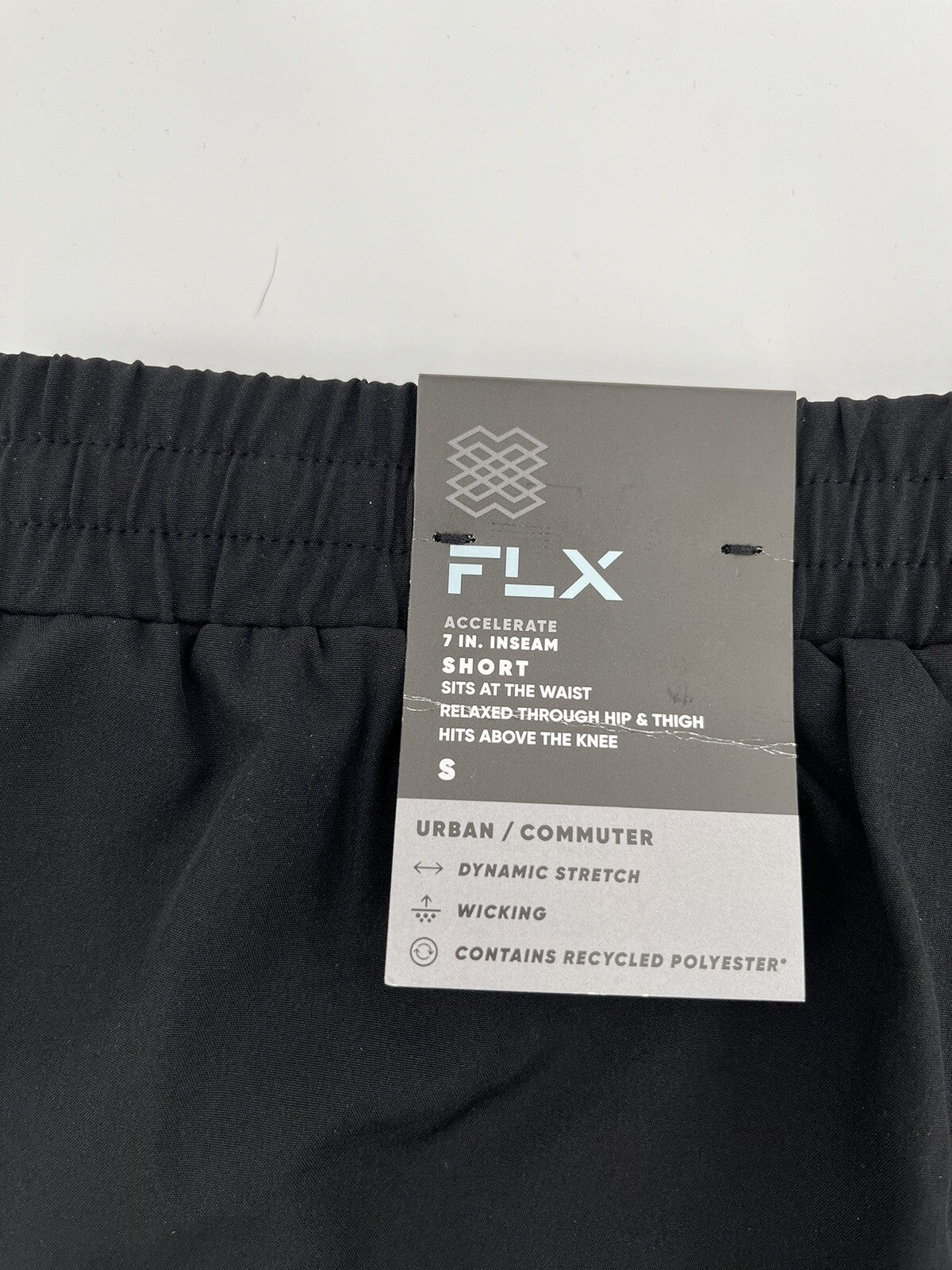 FLX Men’s 7” Dynamic Stretch Lined Training Shorts - Black Size: Small - New