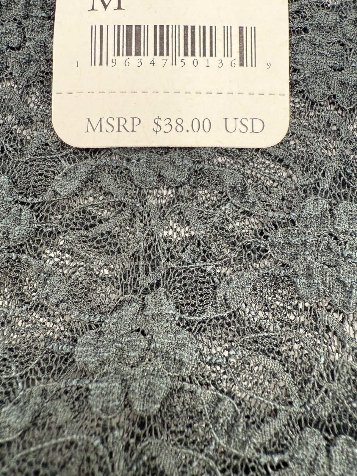 $38 Intimately Free People Women’s-Lace Shirt- Black- Medium-New Tag