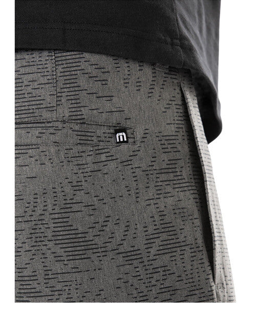 Travis Matthew Go Fish Golf Shorts Size 30W- Heather Gray Pinstripe New $89.95