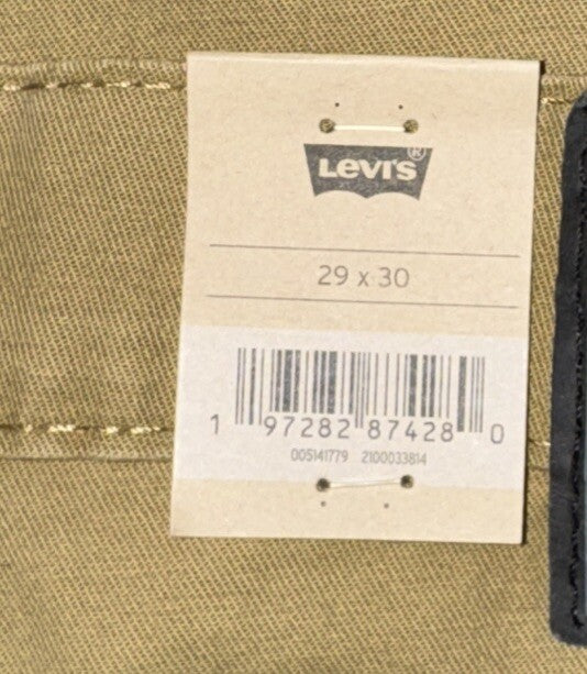 $69 Levi’s Men’s 514 Straight Stretch Jeans - British Khaki- 29W x 30L- New Tags