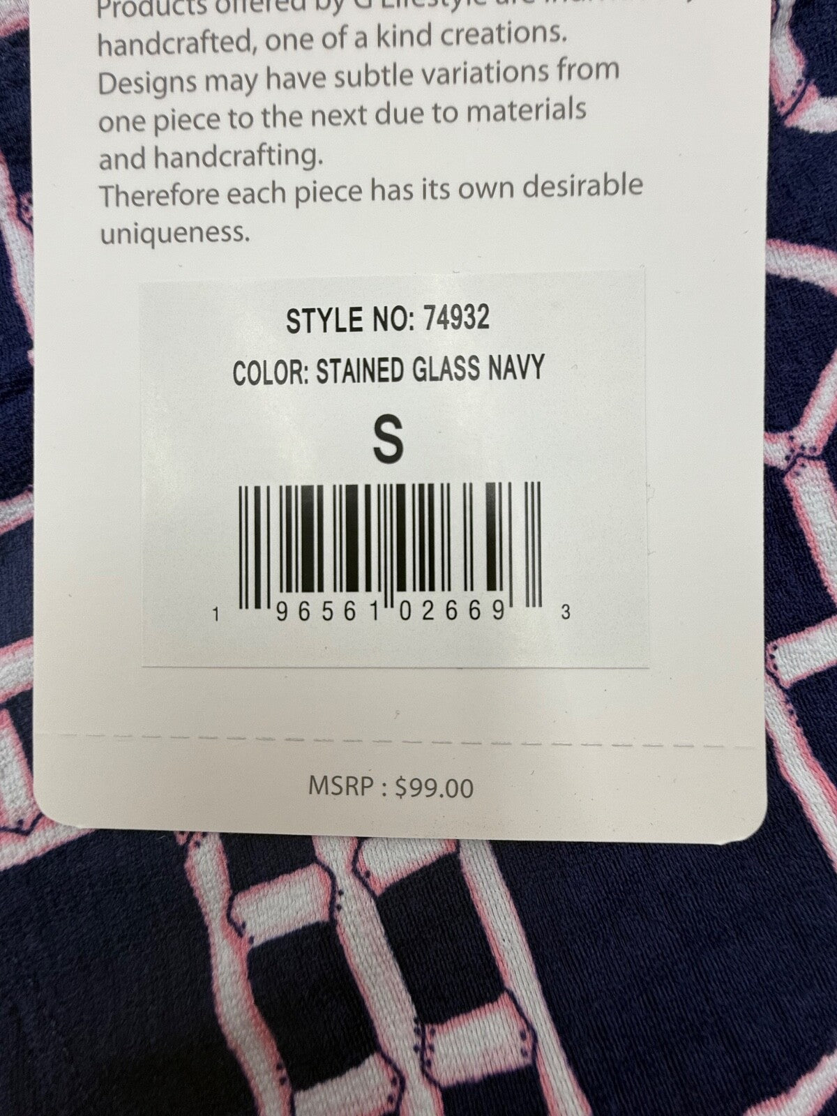 $99 G Lifestyle Women’s-Golf Skort-Stained Glass Navy-Small-New Tag