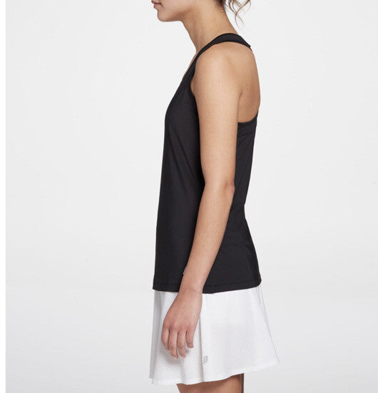 Prince Women's Match Racerback Tennis Tank Top Keep Dry-Black- Small- New $35