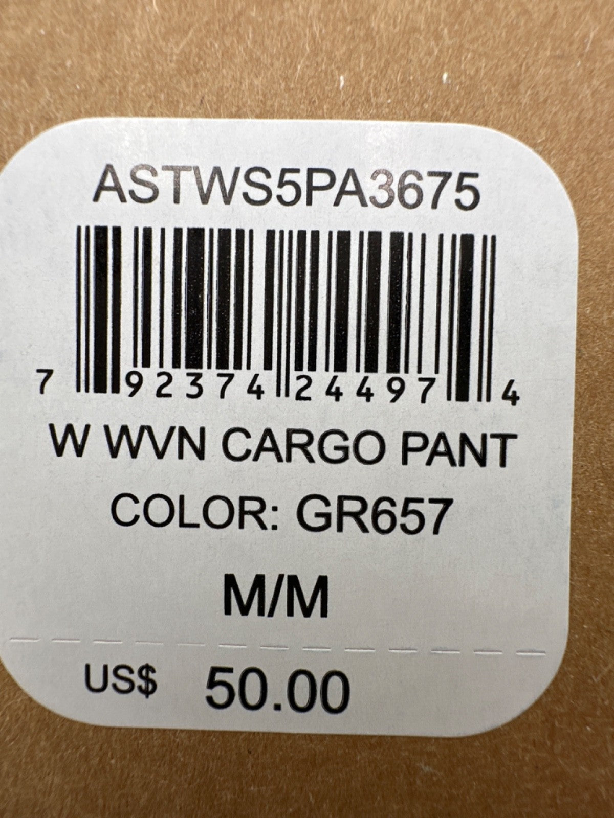 $50 ASICS Women's Stretch-Woven Cargo Jogger - Green - Medium - New With Tags
