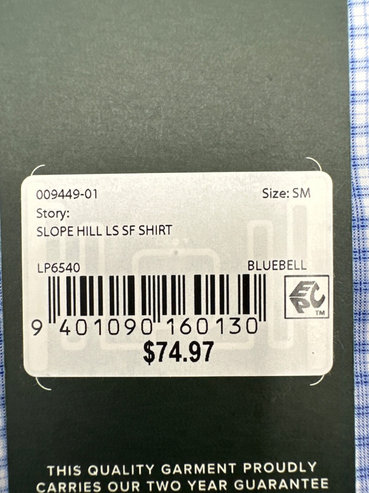 $125 Rodd & Gunn Men's Sports Fit Slope Hill Button Up Shirt-Small -New With Tag