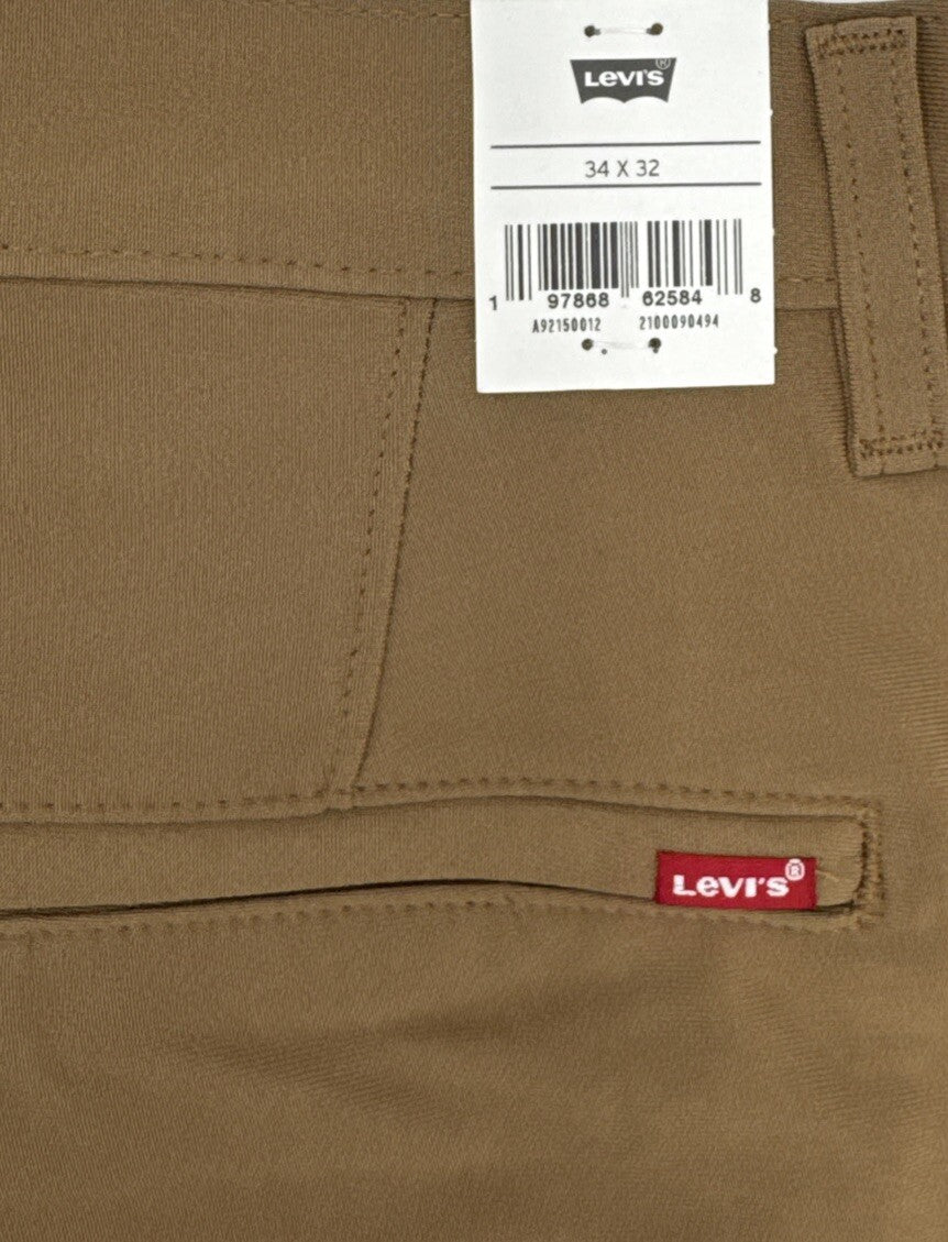 $69 Levi’s XX Chino Standard Tech Men’s Pants- Brown Walnut- 34W x 32L- New Tags