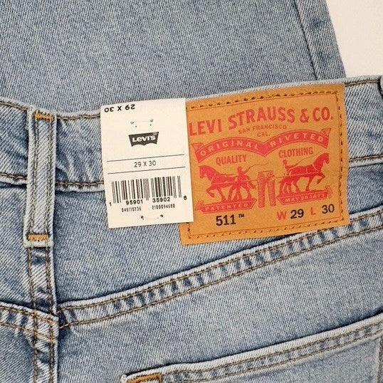 $69 Levi’s Men’s 511 SlimFit Stretch Jeans -Everyday Authentic- 29W x 30L