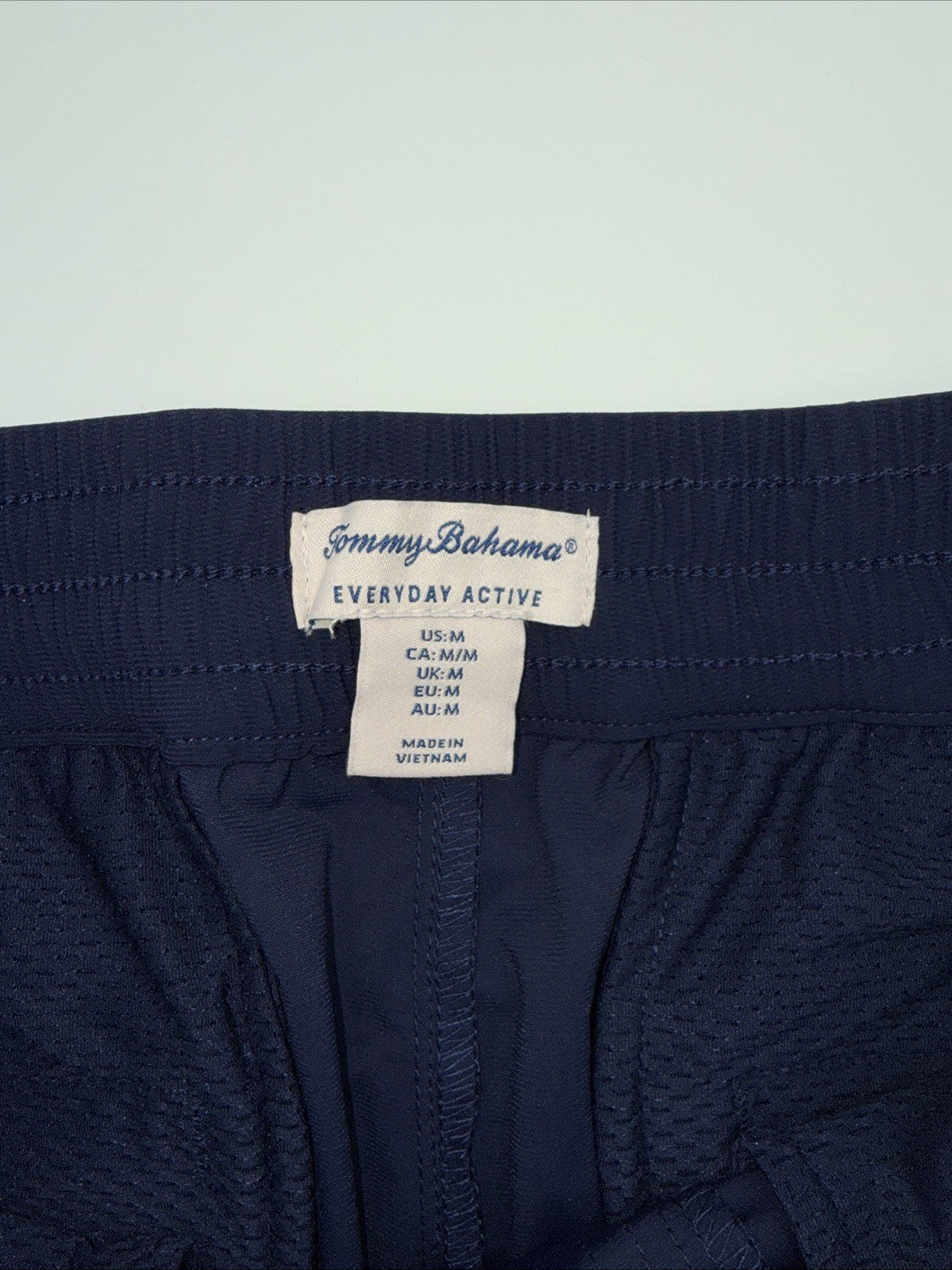 $98 Tommy Bahama Active Lightweight Stretch Pull On Pants-Navy - Medium -New Tag