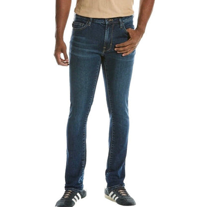$228 John Varvatos Men’s USA Wight Skinny Straight Denim Jeans-Dark Indigo- 33W