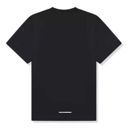 $35 Nike Dri-FIT Miler Mens Short Sleeve Running Training Gym Shirt-Black-Medium