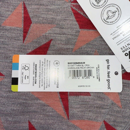 $130 Smartwool Women’s Intraknit Thermal Merino Base Layer 1/4 Zip-Coral-Small