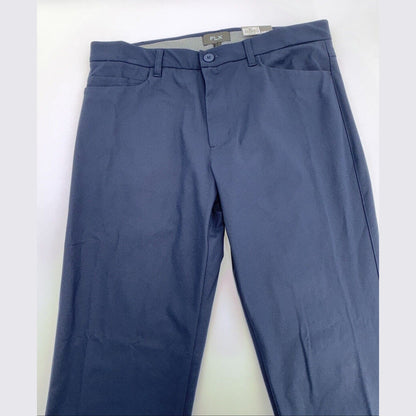 FLX Men’s Premium Slim 5 Pocket Pants- Navy- 34W 30L - New Tags