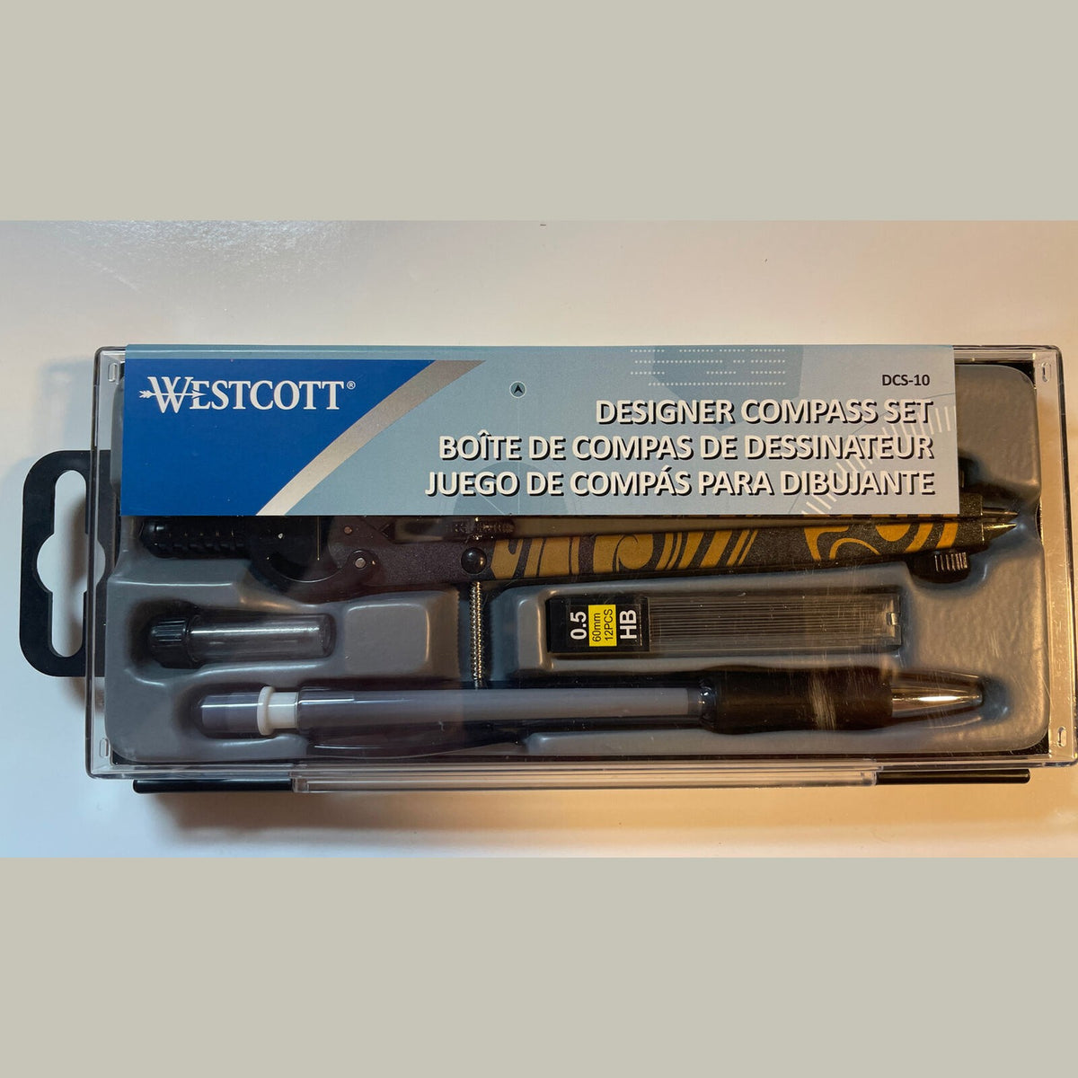Westcott Designer Compass Set with Carrying Case DCS-10
