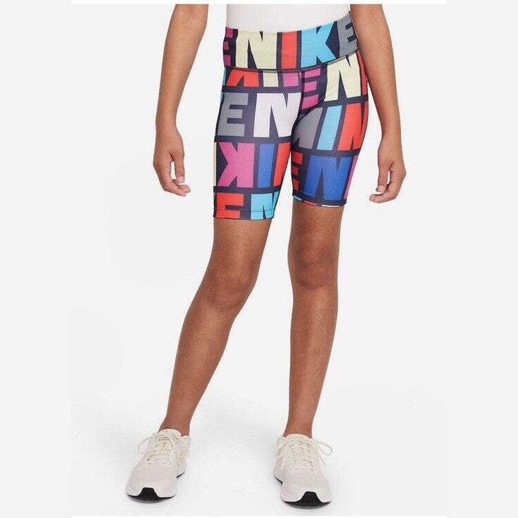 Nike - Girls-  Dri-FIT One Bike Shorts-L- Color-Obsidian  New $30