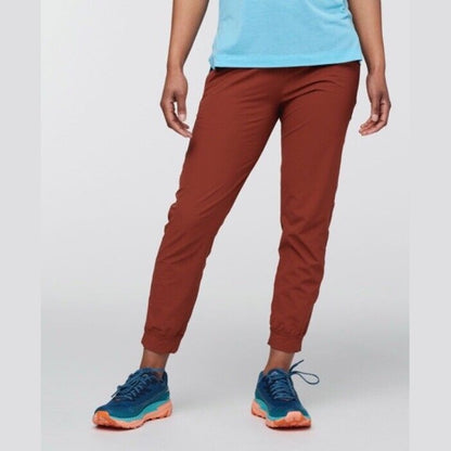 $89 Cotopaxi Women’s Veza Adventure lightweight Joggers-Spice Rust-Large -New