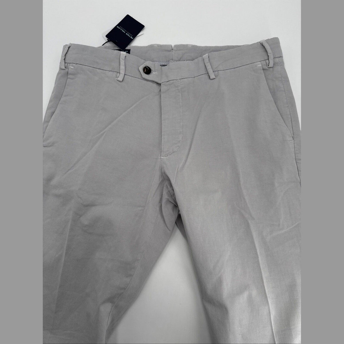$198 PETER MILLAR Collection Men’s Concorde Garment Dyed Trouser-Grey-34W 36L