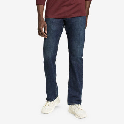 EDDIE BAUER Men’s Flex Straight Denim Jeans- River Rock- 32W x 30L- New Tags $70