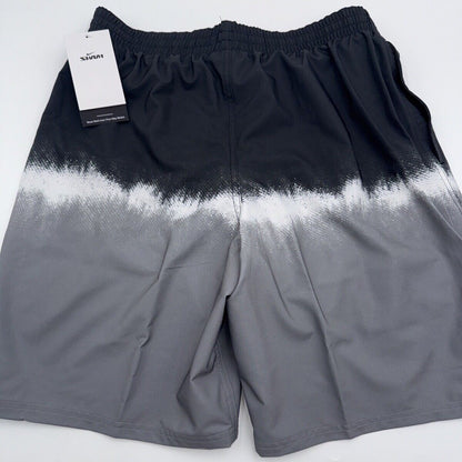 NIKE Men’s Shorts Swim Trunks NESSF547 Ocean Volley 9”- Grey/Blk -Medium -New