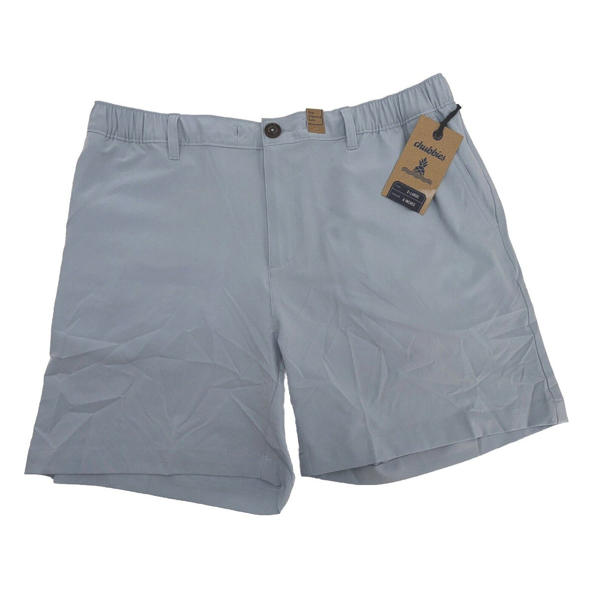 $65 Chubbies Men’s Everywear Tech Fabric 6” Shorts (2025 Version) Blue- XLarge