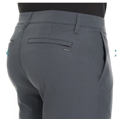 Hurley Men’s Hybrid Walk Shorts QuickDry 4way Stretch-Dark Gray-30W-NEW