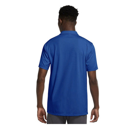 $50 Nike Men's Dri-FIT Short Sleeve Golf Polo FZ5646 -Royal Blue - Medium - NEW