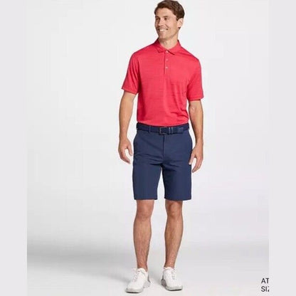 Walter Hagen Men's Performance 11 Conversational Golf Polo -Raspberry- Small-New