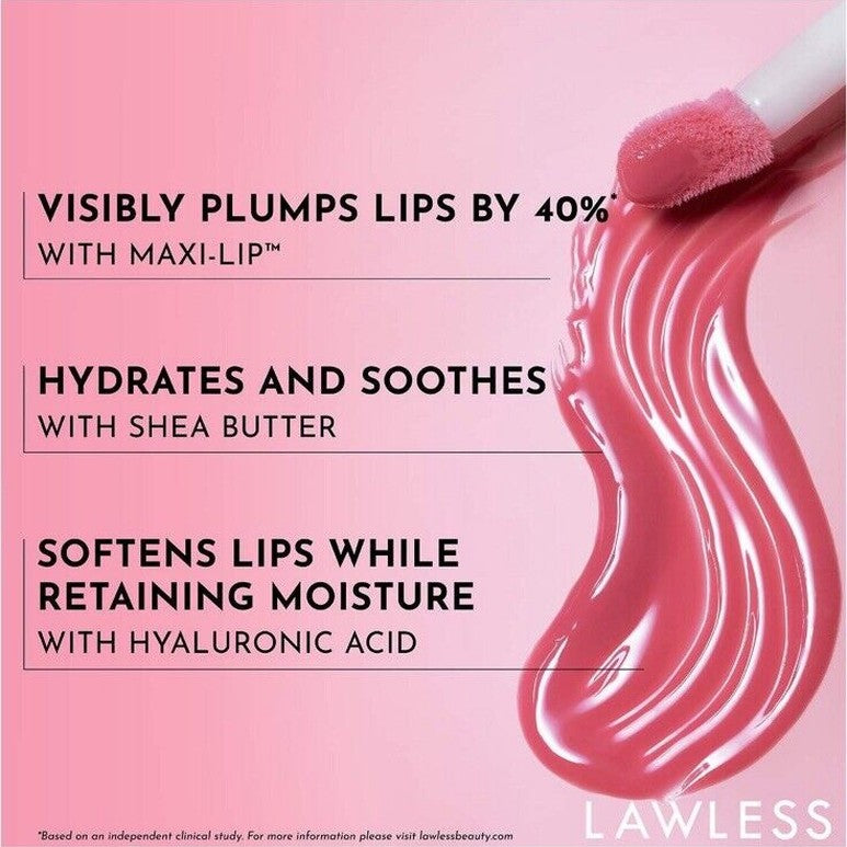 LAWLESS Daisy Plumping Gloss and Lipstick Duo, Limited Edition, Free Shipping!