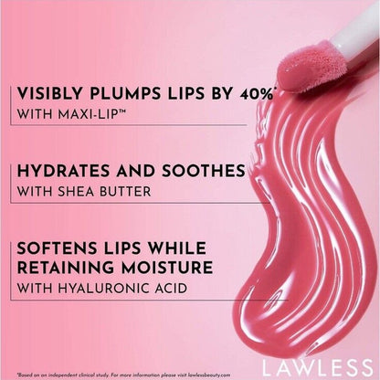 LAWLESS Daisy Plumping Gloss and Lipstick Duo, Limited Edition, Free Shipping!