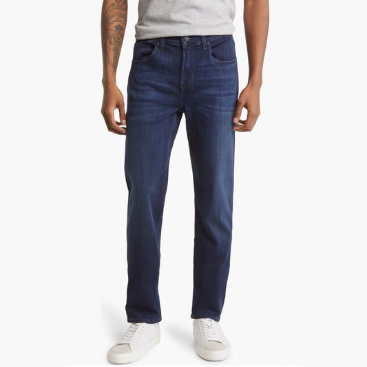 $199  7 For All Mankind Men’s Slimmy Squiggle Slim Fit Jeans - Mid Blue-30W 33L