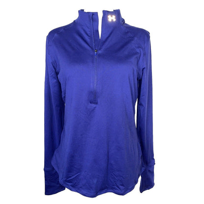 $80 Under Armour Women’s 1/2 Zip Top Running  Qualifier Run 2.0-Purple-Medium