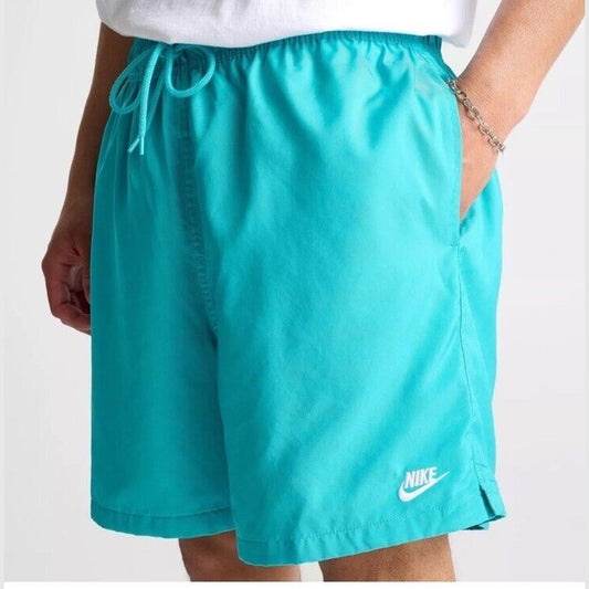 New Arrival* Nike Men’s Woven Lined Flow Shorts FN3307- Aqua - Large -New $50