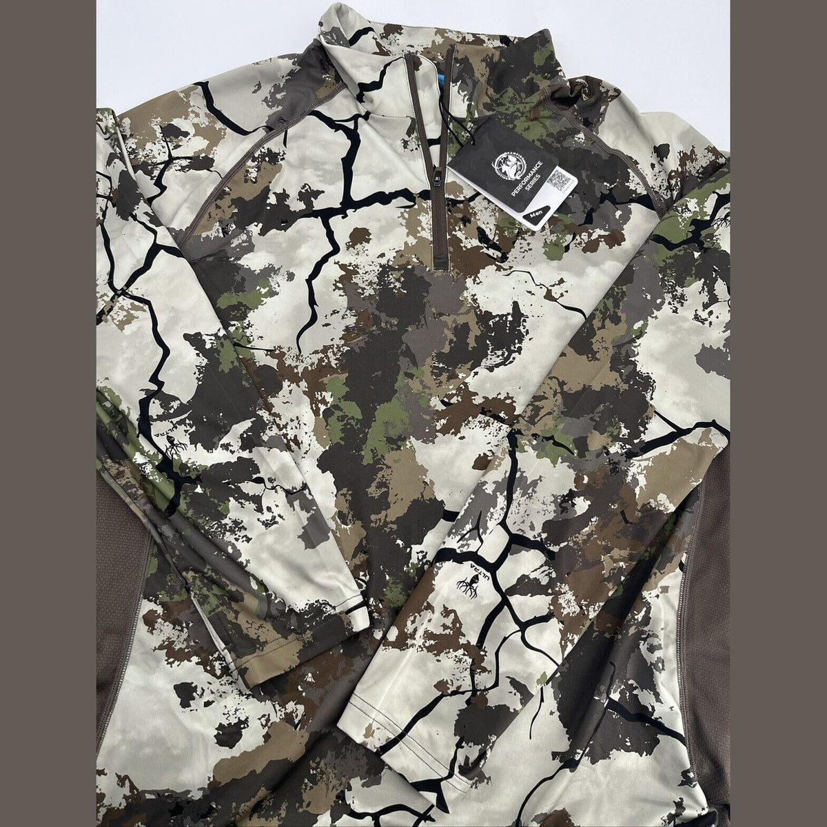 Fieldsheer Performance Men’s Mobile Cooling Long Sleeve Mock-Kings Camo-Medium