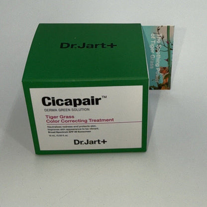 Dr. Jart Cicapair Tiger Grass Color Correcting Treatment SPF 30 0.5oz New In Box