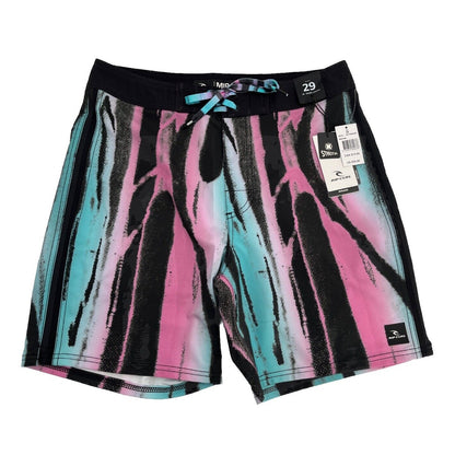 $60 Rip Curl Men’s Mirage Board Shorts Stretch Lightweight-Multicolor-Size: 29W