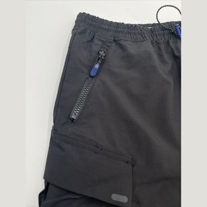 $49 BKLYN Athletics Men’s 7" Shorts Ultimate Cargo Pockets-Black- Small-New Tag